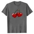 thumbnail image 5 of Wavsuf Mens Graphic Tees Men T Shirts Short Sleeve Round Neck T Shirt Gray Size XL, 5 of 5