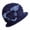 Navy, variant on Women's Elegant Beret Hat Warm Retro Knot Flower Decoration Classic Floral Hat Beret Beanie Cloche Bucket Hat Comfort Basin Hat with Contrastings Casual Beret Hat Black Summer 2026 Sales Under $3