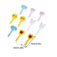 thumbnail image 4 of Decodeary 10 Pieces Fruit Toothpick Cartoon Big Eye Pick Lunch Box Kitchen Party Big eye 1Set, 4 of 6
