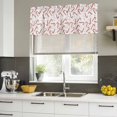 thumbnail image 4 of 2 Pack Merry Christmas Valances for Windows Bedroom Living Room Window Treatments, Candy Cane Cartoon Xmas Holiday Rod Pocket Valance Drapes Short Kitchen Curtains Over Sink 54"x18", 4 of 8