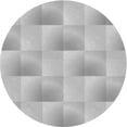 thumbnail image 1 of Ahgly Company Indoor Square Patterned Platinum Silver Gray Area Rugs, 3' Square, 1 of 1