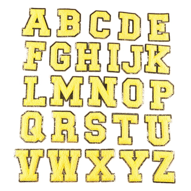 Hexang Cloth Embroidery Accessories Letter Embroidery Clothing Label Towel Computer Sticker Embroidery Cloth Embroidery English Badge Patch Label Sticker