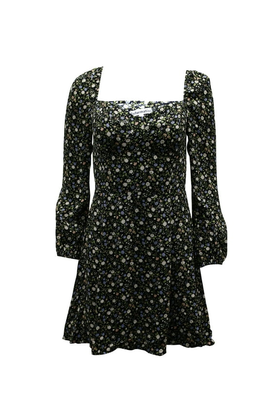 Pre-Owned Reformation Remi Mini Dress in Floral Viscose