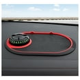 thumbnail image 3 of Multi functional car anti slip pad with phone holder, single piece car dashboard storage pad, 3 of 5