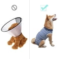 thumbnail image 3 of 1 ropa de recuperación para perros, ropa quirúrgica para cachorros, chaleco postoperatorio antilamer para gatitos, adecuado para heridas de destete o enfermedades de la piel (L, rayas azules y blancas). ER, 3 of 4