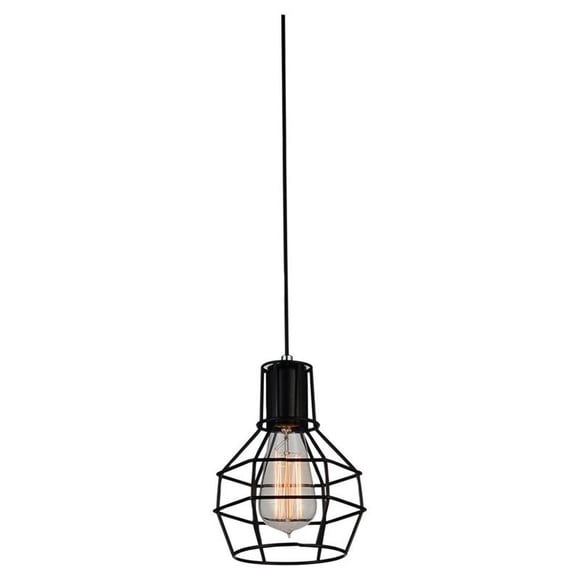 CWI Lighting Mini Pendentif Lumineux avec Finition Noire
