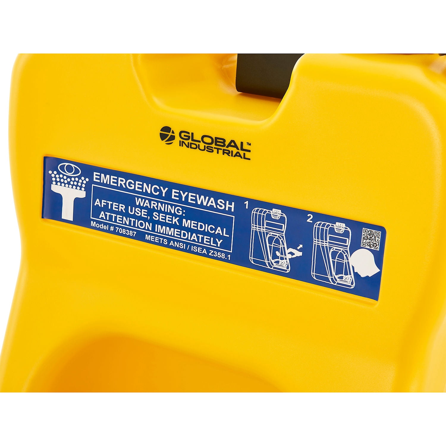 Global Industrial Gravity Fed Portable Eyewash Station 20 Gallon
