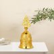 thumbnail image 5 of Campana de mano Campanas de cena Campanas de servicio Decoración musical para el hogar Adorno de Navidad Campana para bodas, restaurantes, meditación, hotel árbol dorado Colco Campanilla, 5 of 7
