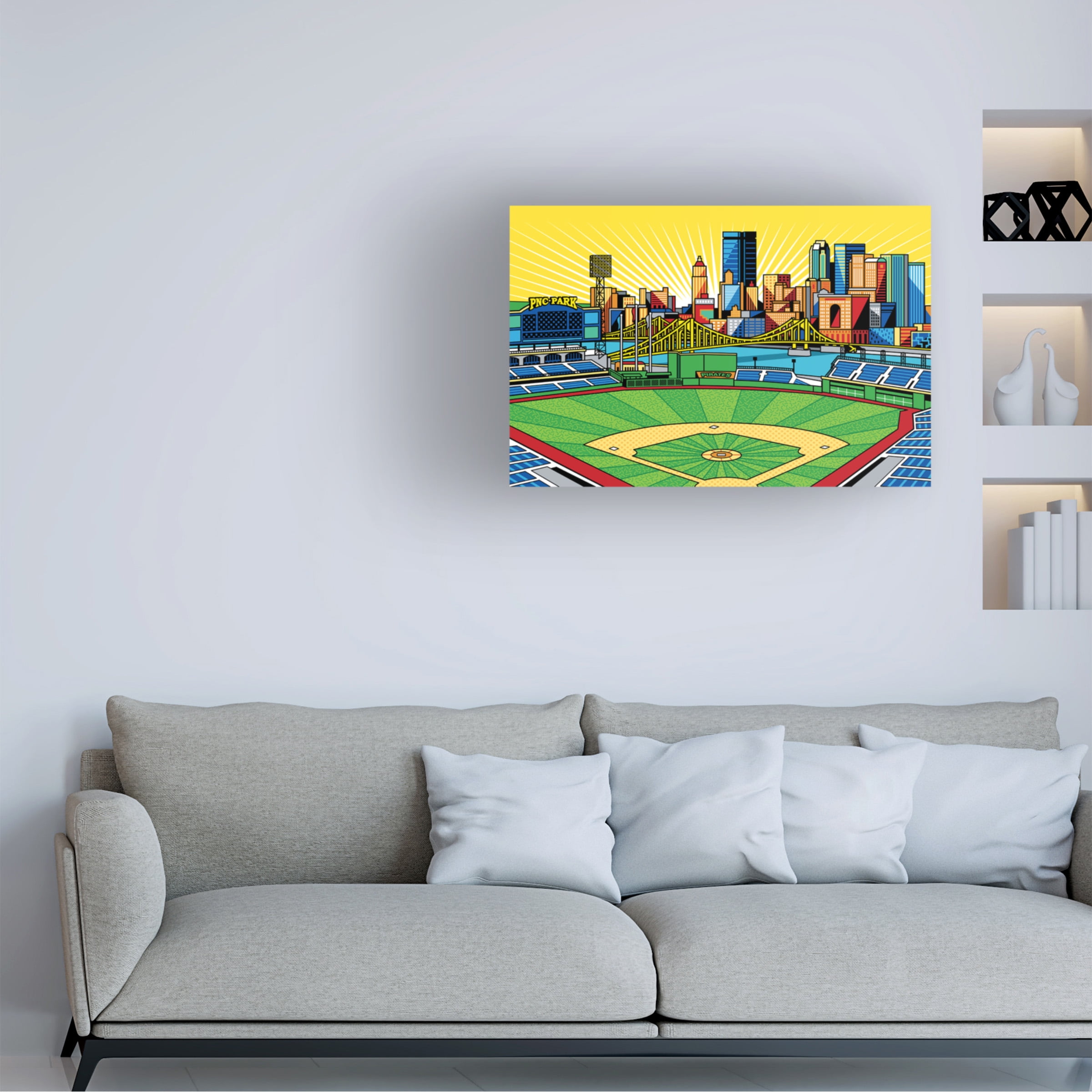 Ron Magnes 'PNC Park Pittsburgh' Canvas Art