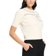 thumbnail image 3 of Toccin womens  Kelly Sweater, l, White, 3 of 4
