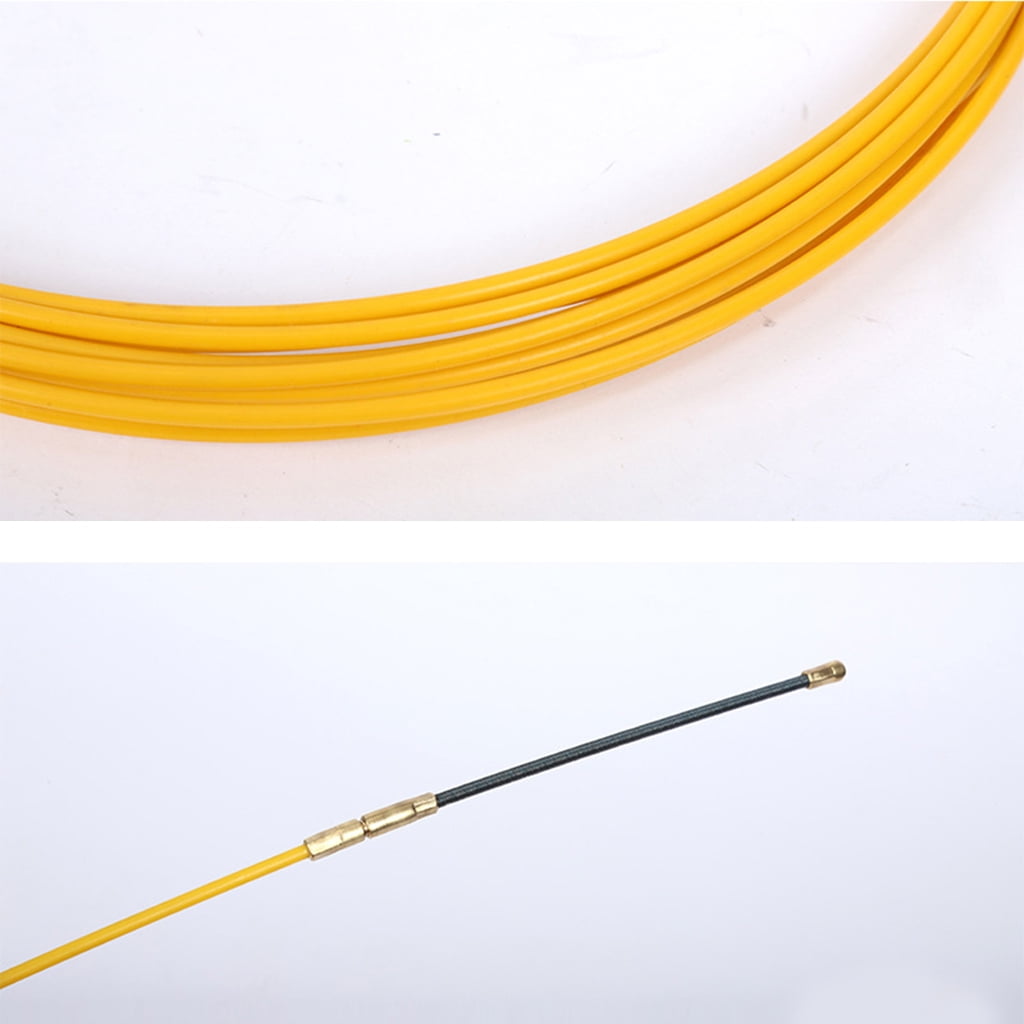3/4/6mm 10/20/30m Wire Cable Fiberglass Fish Tape Reel Conduit Ducting Puller 