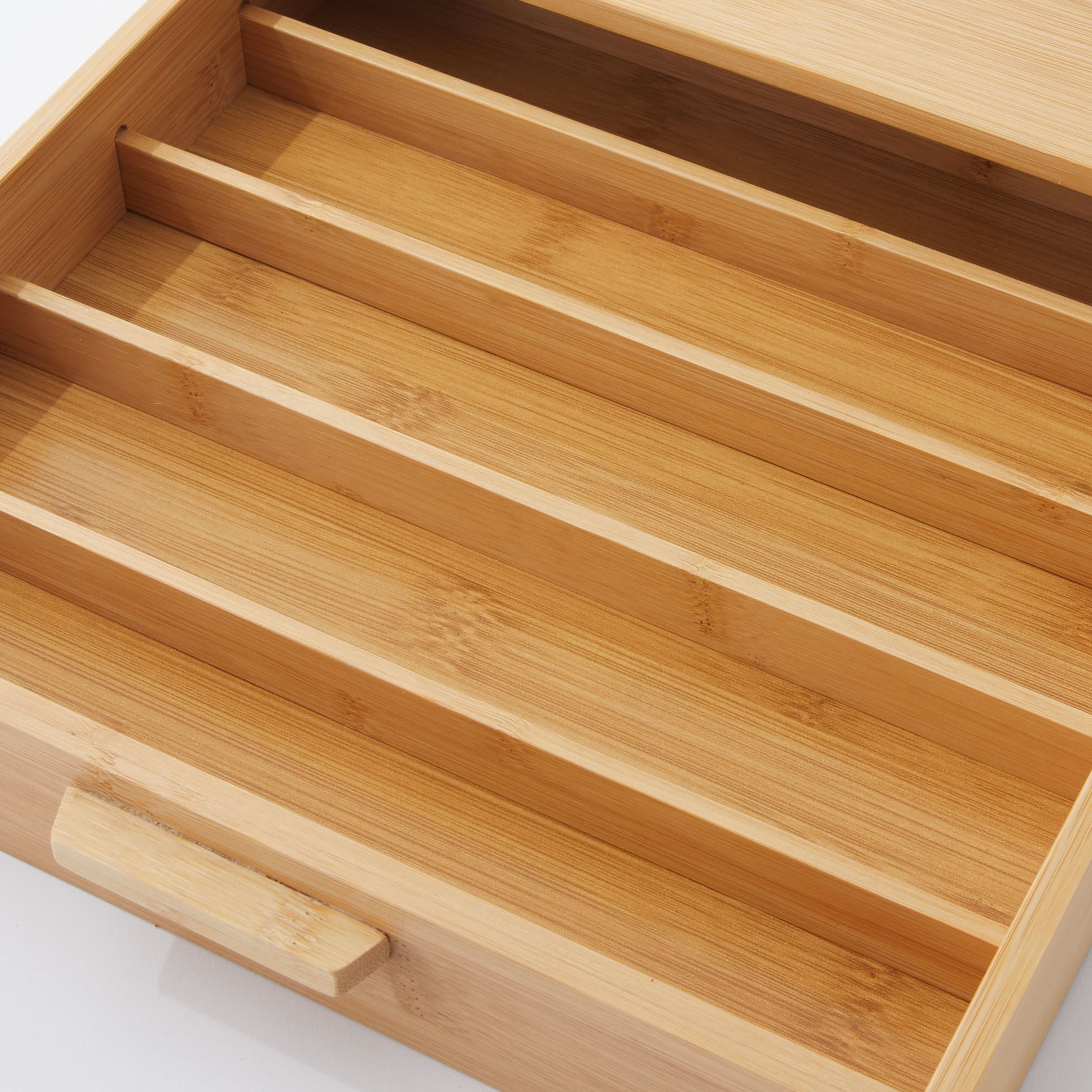 Better Homes & Gardens 25 Capacity 3" H Bamboo K-Cup and Beverage Organizer, Natural, Made for Kitchen Organization and Accessibility