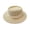 B, variant on Flat Straw Hat Natural Straw Weaving Wide Brim Sun Hat Summer Beach Sun Protection Hat with Ribbon Bow