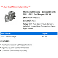 thumbnail image 2 of Thermostat Housing - Compatible with 2001 - 2011 Ford Ranger 4.0L V6 2002 2003 2004 2005 2006 2007 2008 2009 2010, 2 of 2