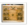 thumbnail image 2 of Historic Framed Print, Army of the Cumberland. Roll of honor.Strobridge, Middleton & Co., Cincinnati, Ohio., 17-7/8" x 21-7/8", 2 of 9