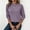 #9Purple, variant on ByworldtasicNo Boundaries Women's Long Sleeve Tops Mock Turtleneck Ribbed Knit Basic Shirts Workout Undershirts Stretch Tee