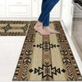 thumbnail image 2 of Southwestern Country Tribe Kitchen Rugs and Mats Set of 2,Rio Grande Antique Kitchen Decor Rubber Backing Non-Slip Absorbent Kitchen Mats for Sink,Waterproof Runner Rug for Laundry Room, 2 of 6