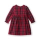 thumbnail image 2 of Vestido Beebay a cuadros tartán rojo de manga larga para 7 años, 2 of 6