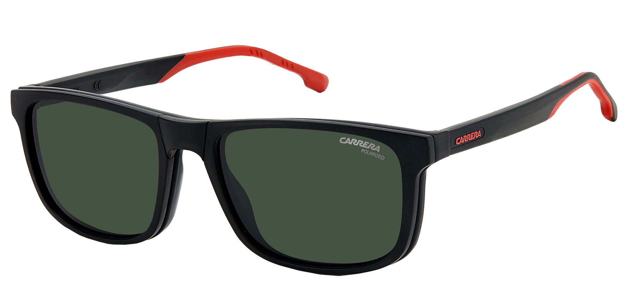 Carrera CARRERA 8053/CS Sunglasses MATTE BLACK RED BLACK/GREEN FOLDING