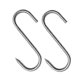 thumbnail image 4 of 20pcs Stainless Steel Hooks With Sharp Tip For Butcher Shop For Kitchen Hot And Cold Smoking Practical Hook, 4 of 5