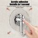thumbnail image 5 of Almacenamiento y organización del baño, sin perforaciones, ganchos para artículos diversos del dormitorio, ganchos para colgar joyas, perchero de pared para baño, perchero de pared, 4 ganchos de plást, 5 of 6