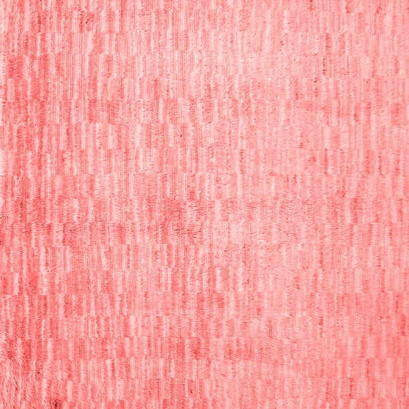 Ahgly Company Indoor Square Abstract Red Contemporary Area Rugs, 4' Square