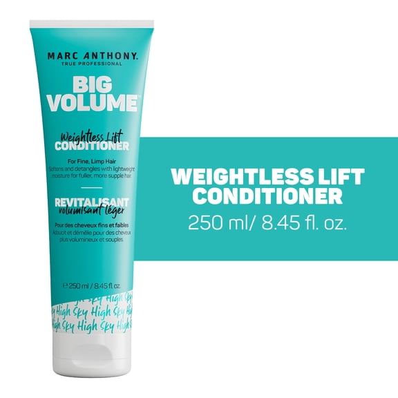 Marc Anthony Big Volume Weightless Lift Conditioner, for Fine, Limp Hair, 8.45 fl oz