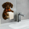 thumbnail image 5 of CARRFA 2025 Creative 3D Printed Dog Paper Holder, Tissue Roll Dispenser, Funny Toilet Paper Roll Holder, Decorative Wall Mounted Toilet Paper Holder for Home Kitchen Bathroom (Doberman), 5 of 10