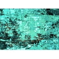 thumbnail image 1 of Ahgly Company Indoor Rectangle Oriental Turquoise Blue Industrial Area Rugs, 8' x 12', 1 of 4