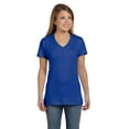 thumbnail image 1 of Hanes Ladies Ringspun Cotton Nano-T V-Neck T-Shirt, Style S04V, 1 of 1