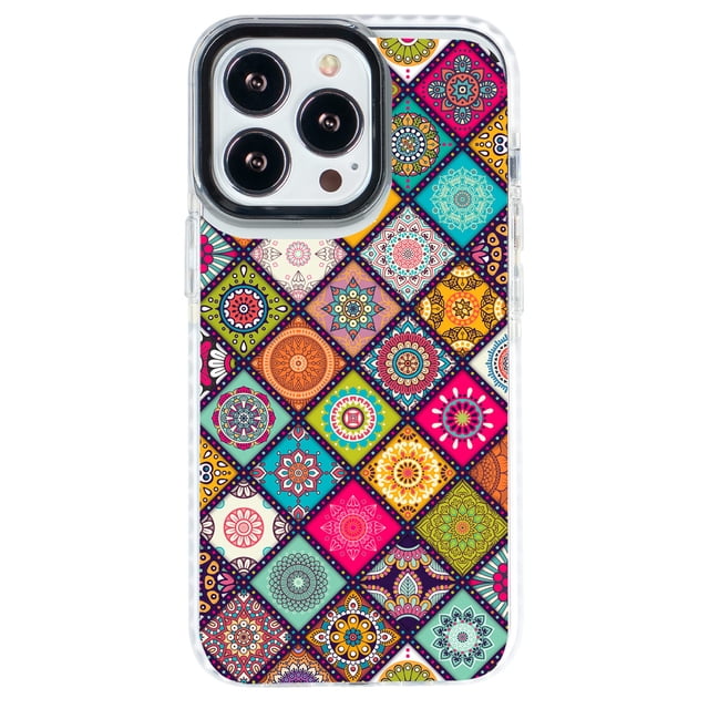 Funda Ultra Impacto InstaCase para iPhone 13 Pro diseño de Mandalas