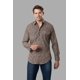 thumbnail image 1 of Camisa Vaquera Slim Fit Wrangler Manga larga Hombre 622 cafe G, 1 of 5