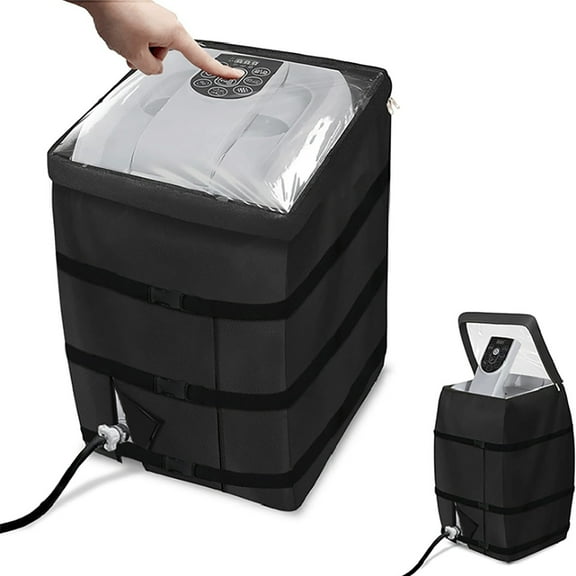 Hot Tub Spa Heater Cover Heavy Duty Insulated 420D Fabric All Seasons for Enhanced Warmth and Energy Efficiency