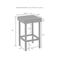 thumbnail image 6 of Crosley Furniture Palm Harbor Wicker Counter Height Outdoor Bar Stools, Set of 2, for Backyard, Patio, Deck, 6 of 8