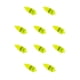 thumbnail image 1 of Yuarrent 10 piezas de indicador de alarma de mordedura de pesca, luces de luz nocturna prácticas, alerta elástica, juego de herramientas con Type1 NO1, 1 of 6