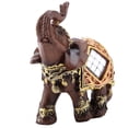 thumbnail image 3 of Tebru Collectible Elephant Statue, Feng Shui Figurine, Resin Sculpture, Home Decor Hotel For Office Cafe For Home, 3 of 8