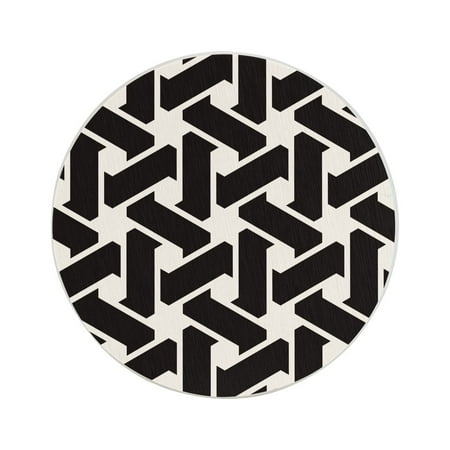 

Circular Drink Coasters Set Geometric Patterns Beautiful Home Decor Diatomite Heat-Resistant Diatomite Protect Table Countertop