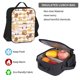 thumbnail image 5 of Easygdp Cute Bee Gnome Mochila para Niños y Niñas con Set de Caja de Almuerzo y Estuche para Lápices 3 en 1, Mochila Escolar Estampada para Adolescentes, 5 of 7