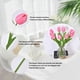 thumbnail image 4 of 10 piezas de flores de seda de tulipán artificiales a granel decoración de boda para el hogar y la cocina, 4 of 5