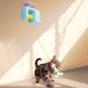 thumbnail image 3 of Juguete eléctrico inteligente para colgar en la puerta con forma de yo-yo para gatos, 3 of 5