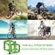 thumbnail image 5 of Pedales planos BUCKLOS MTB de nailon, 29 x 29 x 4 cm, antideslizantes, 9/16 pulgadas, 5 of 6