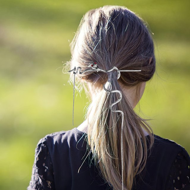 UPOUART Accesorio Metálico Para Largo Con Y Tassel Colgante