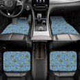 thumbnail image 6 of Salouo Blue paisley pattern for Car Floor Mat Set of 4–Car Carpet Mats - Car Mats with Anti-Slip Backing & Driver Heel Pad Universal Fit for Cars, Trucks, SUVs, and Vans, 6 of 6