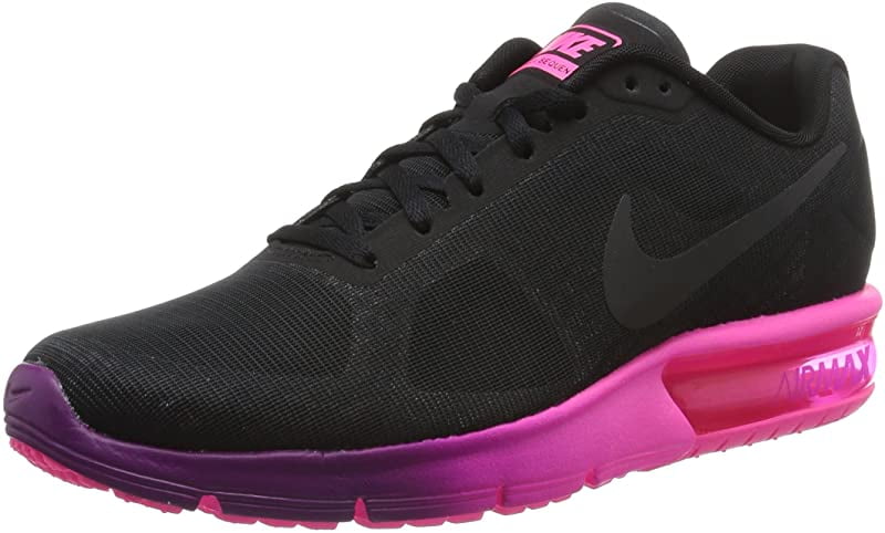 nike air max sequent black and pink