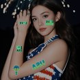 thumbnail image 4 of Danhjin Paper Stickers Luminous Independence Day Sticker Flag Party Luminous Disposable Temporary Sticker Stickers, 4 of 6