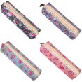 thumbnail image 1 of Estuche para lápices Blossom resistente, de tamaño mediano, multiusos, organizador de bolígrafos y bolsa de maquillaje para llevar a todas partes, 1 of 7
