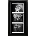 thumbnail image 1 of RUSH Collage Photo Vertical Encadré Triple Noir et Blanc, 1 of 5