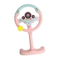 thumbnail image 1 of fastboy Simulated Steering Wheel for Kids Driving Controller W/Music and Light Yellow Pink, 1 of 1