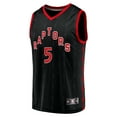 thumbnail image 2 of Men's Fanatics Immanuel Quickley Black Toronto Raptors Fast Break Player Jersey - Statement Edition, 2 of 3