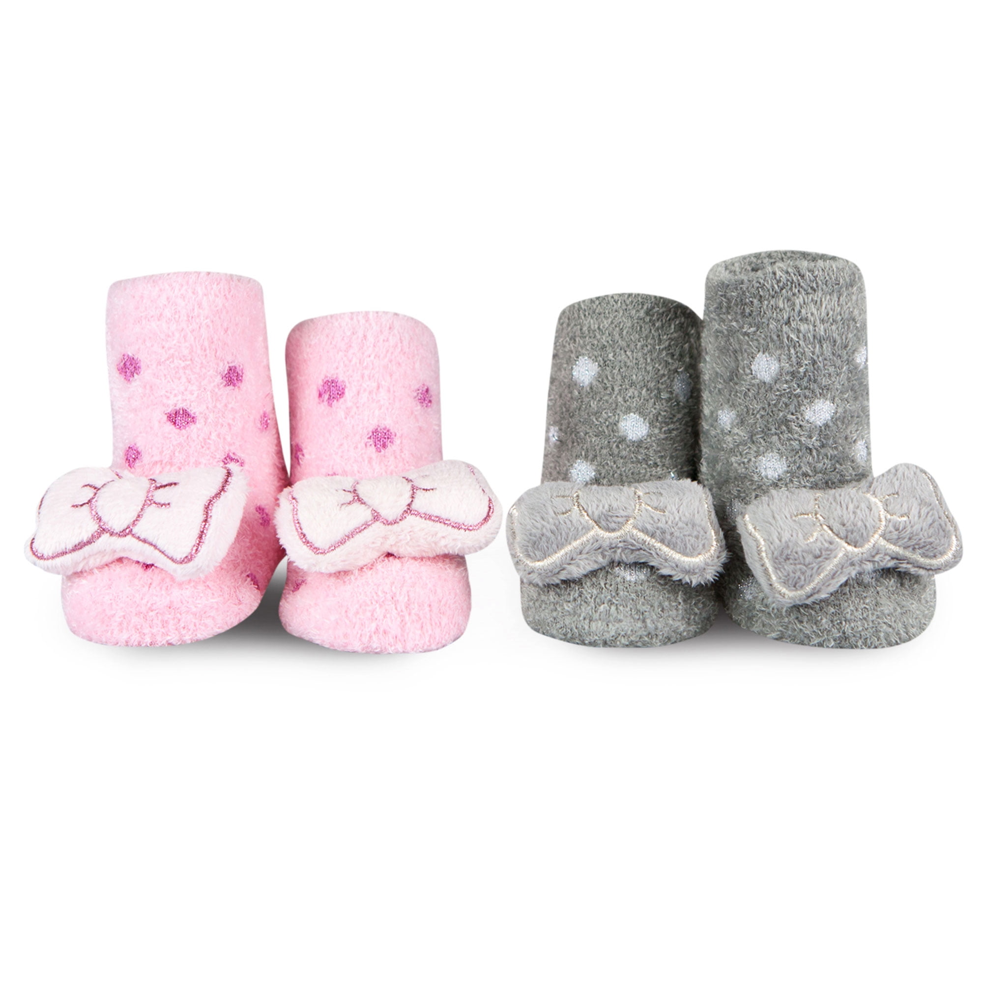 baby booties foot rattles
